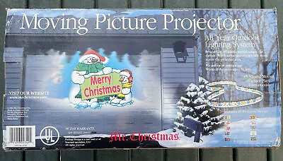 Mr Christmas Moving Picture Projector Holiday Movies Lighting Yard Decor • $45