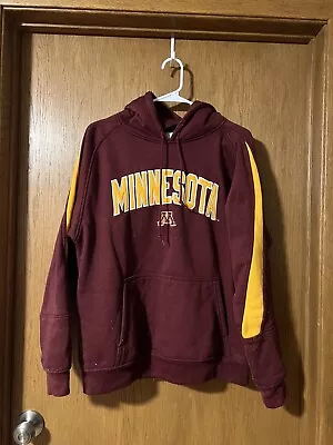 Minnesota Gophers Maroon Gold Pre-0wned Hoodie Size: L AA45+62 • $13.17