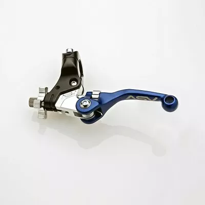 ASV F4 Clutch Lever Blue Short  Yamaha YZ250F 2014-22 YZ450F 2010-22 • $115