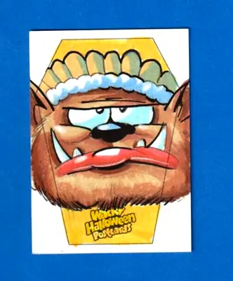 2023 Wacky Packages Halloween Postcards Sketch By ARENA 1/1 • $69.99