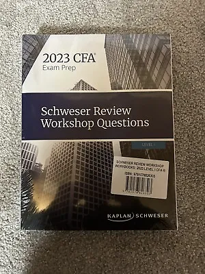 CFA 2023 Level 1 Kaplan (Schweser) Review Books.  (Questions And Mind Maps) • £49.99