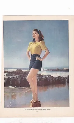 £2.19 • Buy Ava Gardner In Shorts -  8x10  Photo - Film Review 1946 - FF28