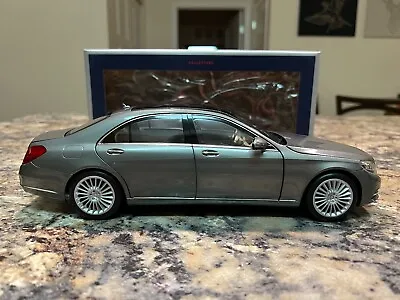 1:18 Norev 183481 2013 Mercedes-benz S-class Silver Metallic Diecast Model • $160