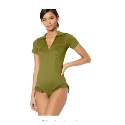 $70.75 • Buy Fenty Puma By Rihanna Bodysuit Top Shirt Sizes XS M Green Color Woman Brand New