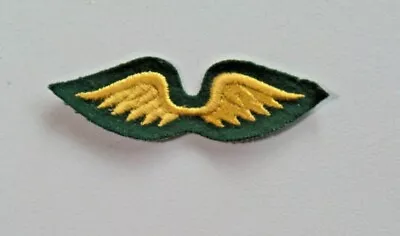 Girl Scouts Of American Embroidered Scout Wings Patch Felt Gold Wings 7962 • $5.95