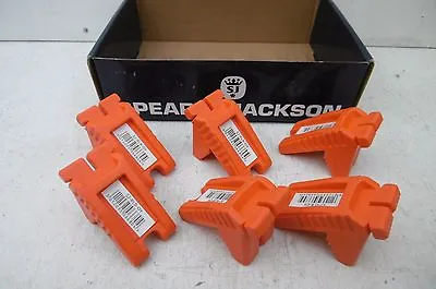 £15 • Buy 3 X Pairs Of Spear & Jackson Rubber Corner Line Blocks   Sj Rlb Oy    Orange