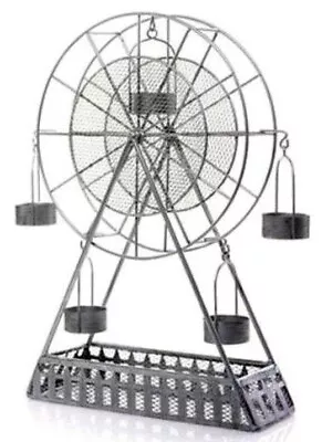 $18 • Buy Yankee Candle 5 Tealight Candle Holder Metal Ferris Wheel FAIR Summer Fun NIB