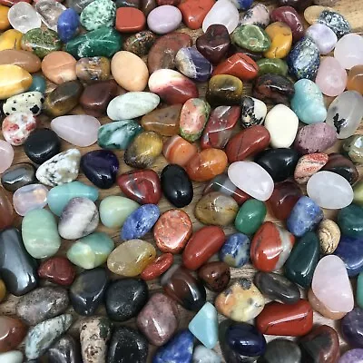Tumble Stones Small Crystals & Gemstones (100 Grams - 1 Kilo) FREE CRYSTAL CHART • $12.50