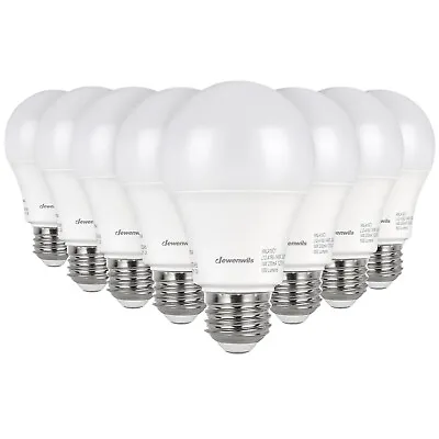 DEWENWILS 8-Pack A19 LED Light Bulbs 100 Watt Equivalent 5000K Daylight E26  • $24.64
