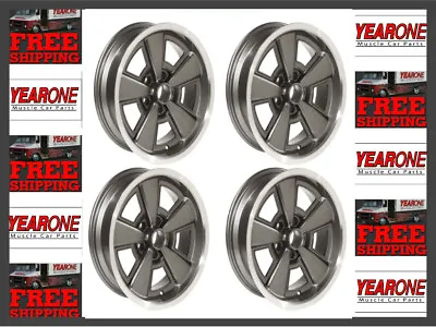 Z28 YEARONE 5 Spoke Rally Wheels 17  X 8  Gunmetal Gray Kit GZW1784K • $1059.99