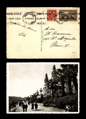 MayfairStamps Monaco 1938 Monte Carlo To Paris Casino Post Card Aah_93381 • $3.25