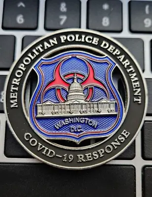 Washington DC Police Challenge Coin DSOU Hazmat Covid 19 MPD USSS VA MD Patch • $20