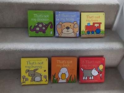 Babies Thats Not My Books X 6 Dinosaur Bunny Train & More Touchy Feely Books • £6.99