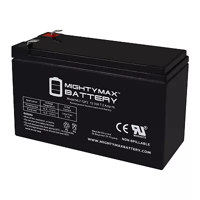 Mighty Max 12V 7Ah F2 Replacement Battery For Razor MX350 MX400 Elec. Dirt Bike • $19.99