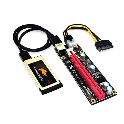 Expresscard Express Card 34mm To PCI-E 16X Riser For Laptop External GPU Card • $17.50