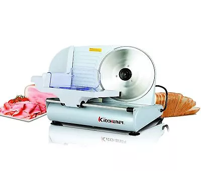 Meat Slicer Food Deli Bread Cheese Electric 9in Stainless Steel Blade Kitchen • $73.49