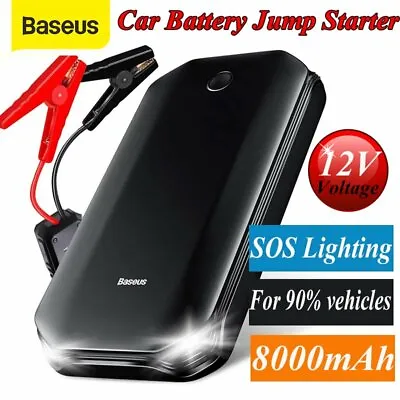 $75.99 • Buy Baseus 800A Portable Car Jump Starter 4.0L Vehicle Charger Power Bank Battery