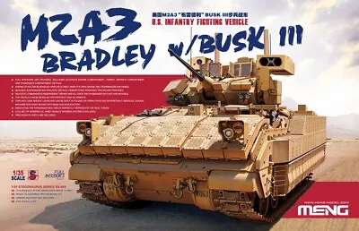 Meng 1/35 Scale - M2A3 Bradley With BUSK III US IFV Model Kit SS-004 • £49.99