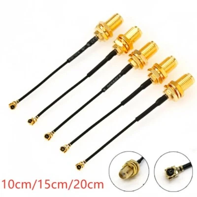 £4.96 • Buy 5Pcs/Set SMA Male Female To UFL/u.FL / IPX / IPEX RF Coax Adapter RG178 Cable UK