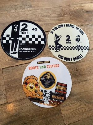 £9.99 • Buy The Specials, Mikey Dread, Two Tone 2 Tone Reggae Ska 3 Felt Slipmats