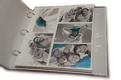 £6.49 • Buy Large 6x4 Ringbinder  Photo Album  20 Refill Sheet  For Holds 200 Photos AL-6774