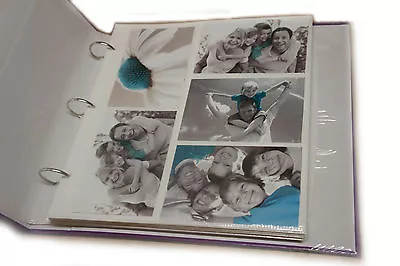 £6.49 • Buy Large 6x4 Ringbinder  Photo Album  20 Refill Sheet  For Holds 200 Photos AL-6774