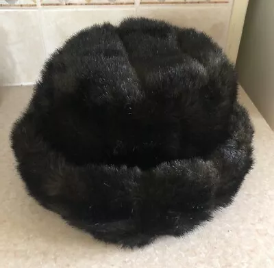 Marks & Spencer Dark Brown Faux Fur Hat - NEW NO TAGS • £5