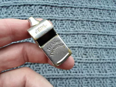 Early Vintage THE ACME THUNDERER Whistle - With Patent Number - Made In England  • $12.85