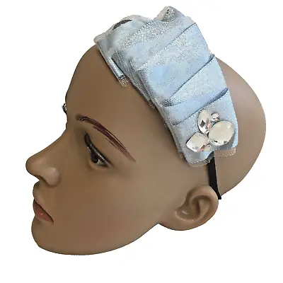 VTG? Saks Fifth Avenue  Ladies Girls Hairband Light Blue Glittery Embellished • $19.97