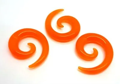 6x Spiral Snail Taper Kit Ear Flesh Tunnel Stretcher Taper Plug 3mm - 6mm Set • £5.99