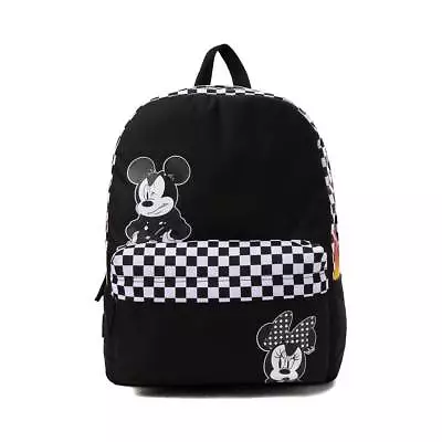 Vans X DISNEY Mickey Mouse Realm Backpack (NEW) Minnie Checkers Flames FREE SHIP • $44