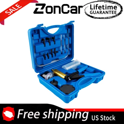 $22.99 • Buy Hand Held Vacuum Pressure Pump Tester Kit Brake Fluid Bleeder Car Universal