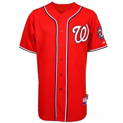 Washington Nationals Jersey $200 Majestic Authentic On Field Cool Base NWT • $99.99