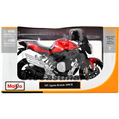 2012 Mv Agusta Brutale 1090 Rr Red/silver Bike 1:12 Motorcycle By Maisto 11097 • $12.99