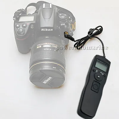 LCD Time Lapse Intervalometer Remote Timer Shutter For Nikon D800 D700 D300 D200 • £13.99