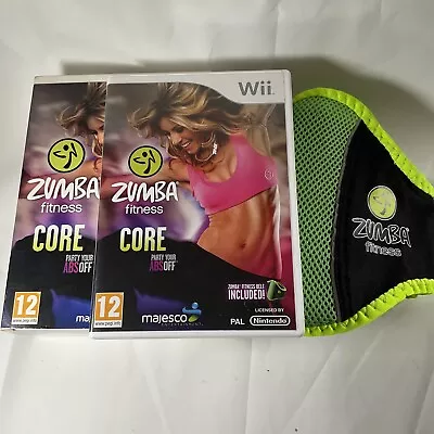 £10 • Buy Zumba Fitness Core With Fitness Belt Nintendo Wii  VGC Complete