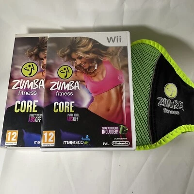 £10 • Buy Zumba Fitness Core With Fitness Belt Nintendo Wii  VGC Complete