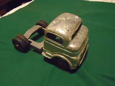 Vintage Structo Diecast Semi Truck Cab 8.5  Silver Cab For Tractor Trailer • $25