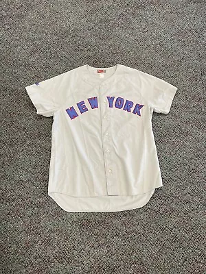 Vintage New York Nike Baseball Jersey Size XL Vtg Authentic Rare Babe Ruth Retro • $200