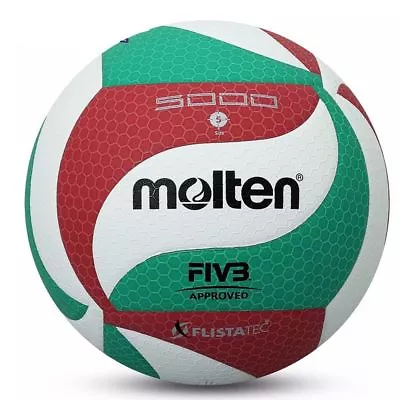 Molten Size5 Volleyball Ball  PU Leather Soft Touch Indoor Outdoor Game V5M5000 • $19.99