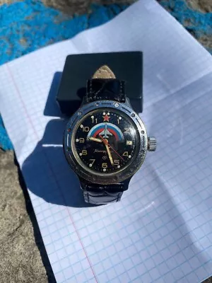 Vintage Wristwatch Vostok Komandirskie Amphibia USSR Russian Stainless Сase. • $40