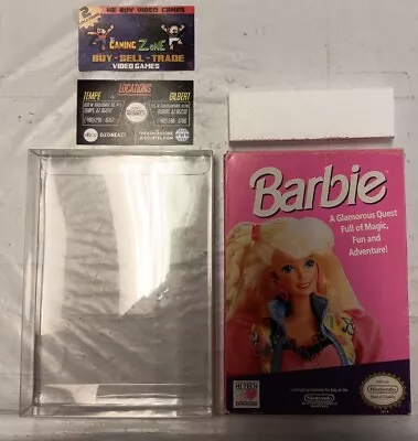 NES-Barbie (Nintendo Entertainment System) Authentic BOX ONLY+BOX PROTECTOR+FOAM • $62.65