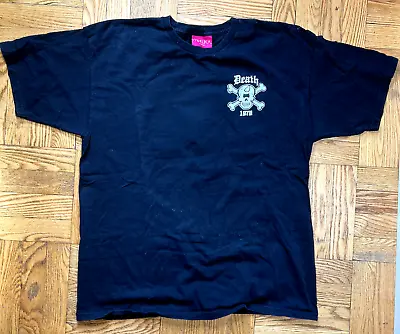 Mishka Nyc Mnwka Death 1978 Skull T-shirt  Sz Xl Blk Rare Euc Cyco • $40