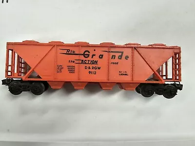 Lionel O Scale Covered Hopper #6-9112 Rio Grande • $13.50