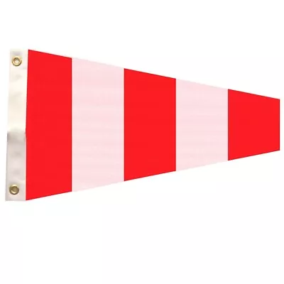 EDER ANSWEING CODE SIGNAL PENNANT NAUTICAL 1.33' X 3' ICOS Size 3 Brass Grommets • $34.95