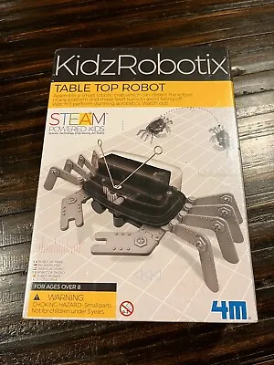 NEW~SEALED BOX! 4M Kidz Robotix Table Top *CRAB ROBOT* Build Kit STEAM Toys Fun! • $7.77