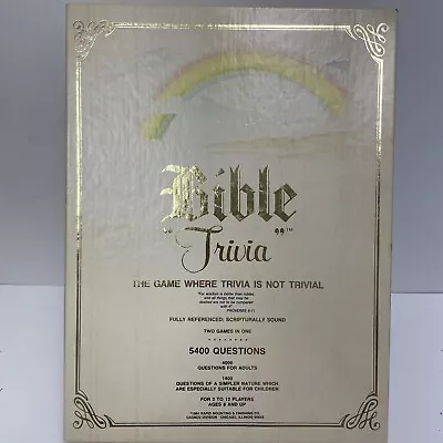 Vintage 80's Bible Trivia Board Game By Cadaco No. 811 Made In The USA 🇺🇸 EUC • $15.99