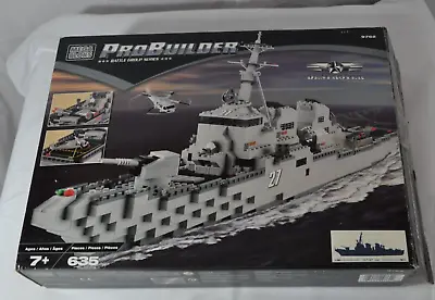 Mega Bloks ProBuilder Battle Group Series Destroyer 9762 With Manual And Box EUC • $65