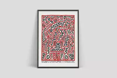 $62.55 • Buy Keith Haring Exhibition Vintage Poster Print -  New York City 1983