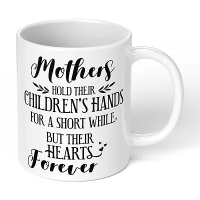 Mothers Day Mug Birthday Auntie Gift Mummy Mum Her Coffee Tea Cup Hold Hands • £5.20